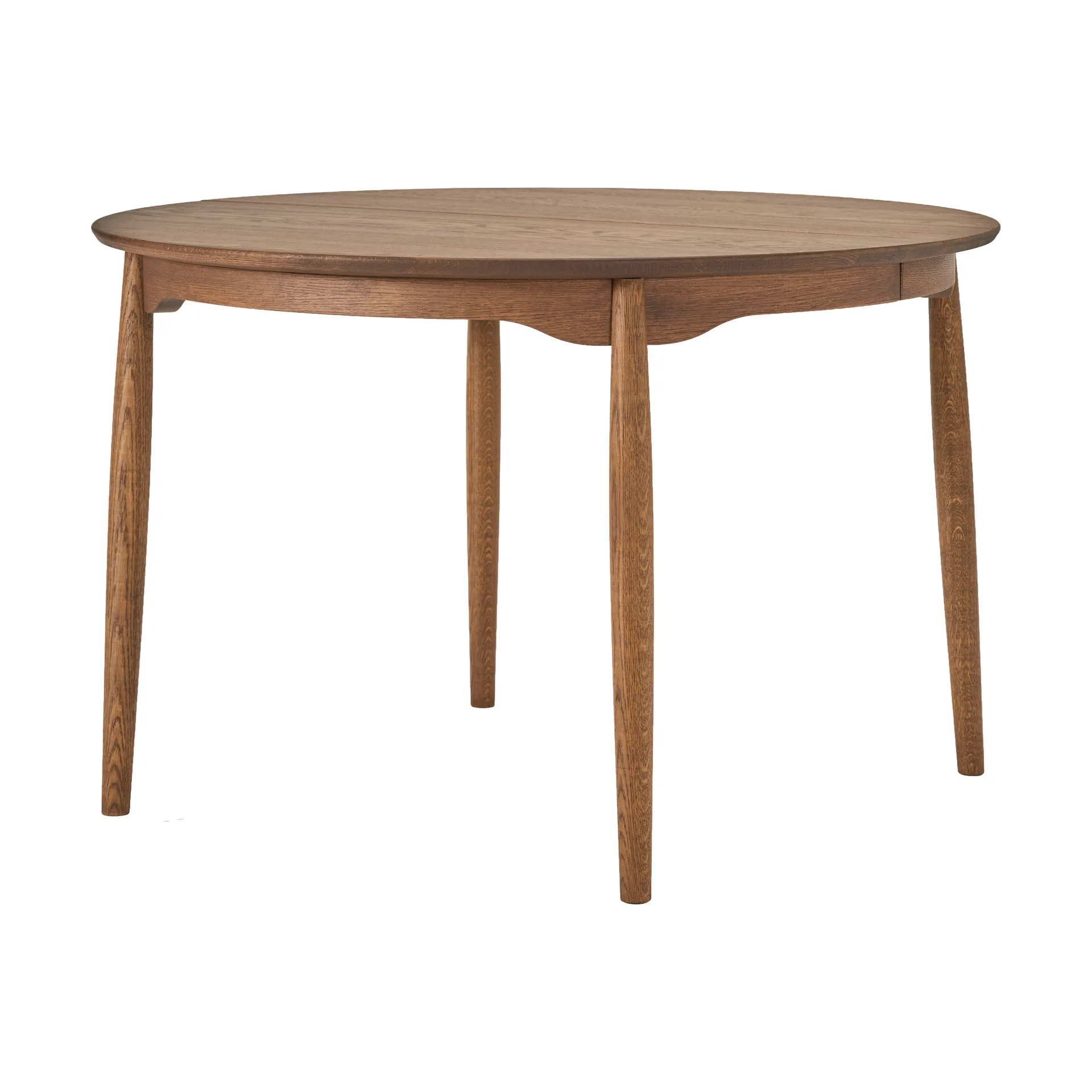 Carl matbord delbart, Chocolat brown olja Special Edition (ek), Ø115 cm Stolab
