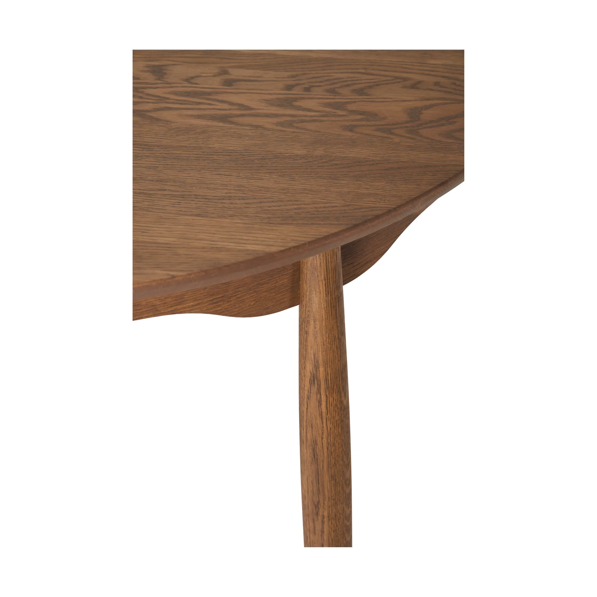 Carl matbord delbart, Chocolat brown olja Special Edition (ek), Ø115 cm Stolab