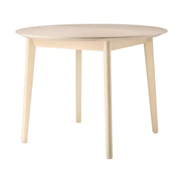 Emma soffbord Ø70 cm - Ljus mattlackad björk - Stolab