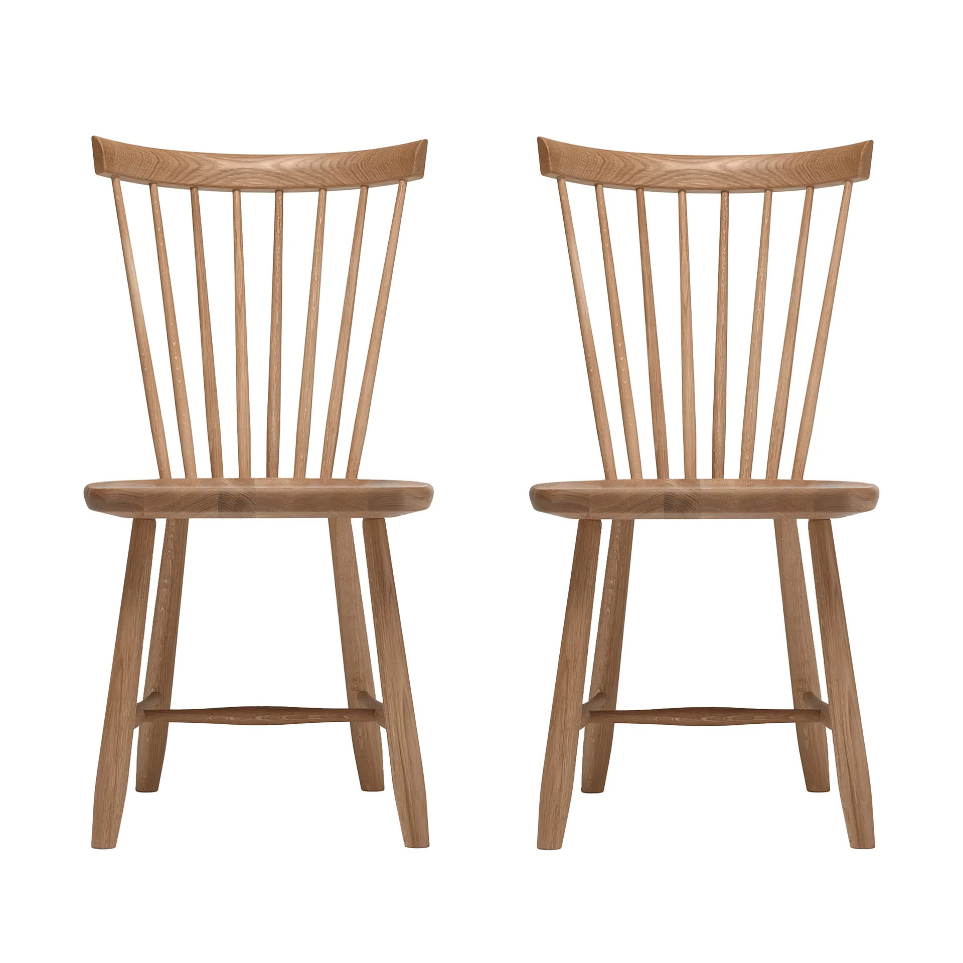 Lilla Åland stol, Naturell olja (ek), 2-pack Stolab
