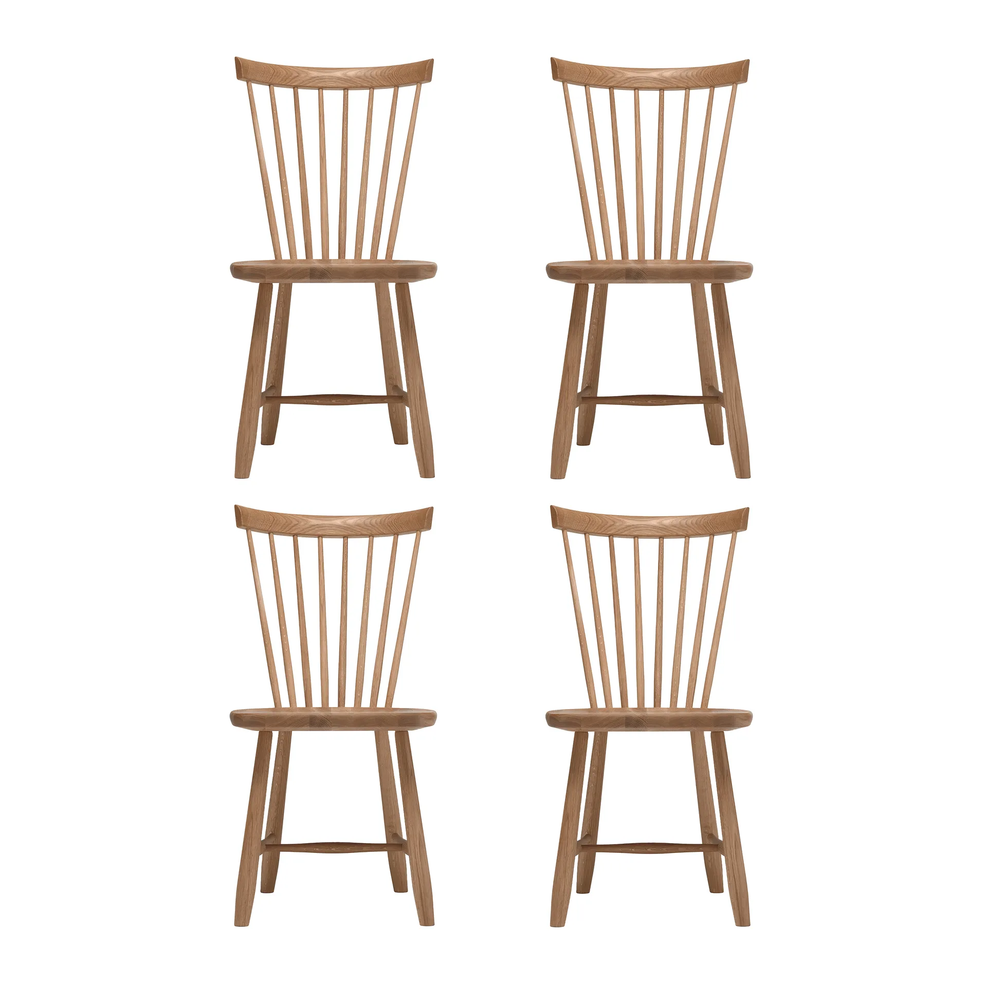 Lilla Åland stol , Naturell olja (ek), 4-pack Stolab