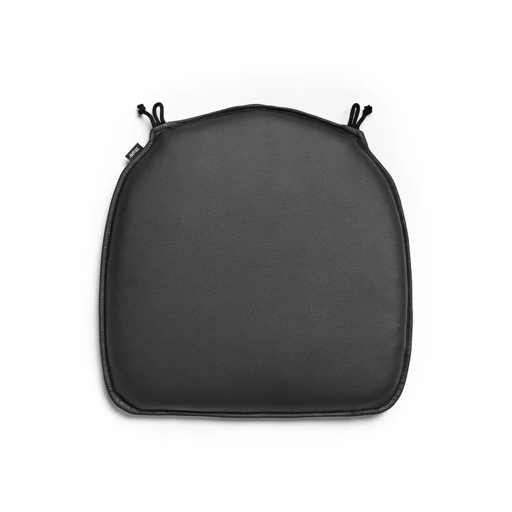 Lilla Åland stolsdyna - Sörensen ultra black läder - Stolab