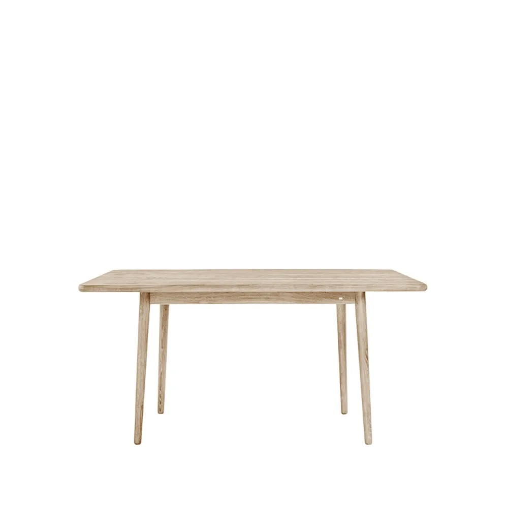Miss Holly bord 235x100 cm, ek ljus mattlack Stolab