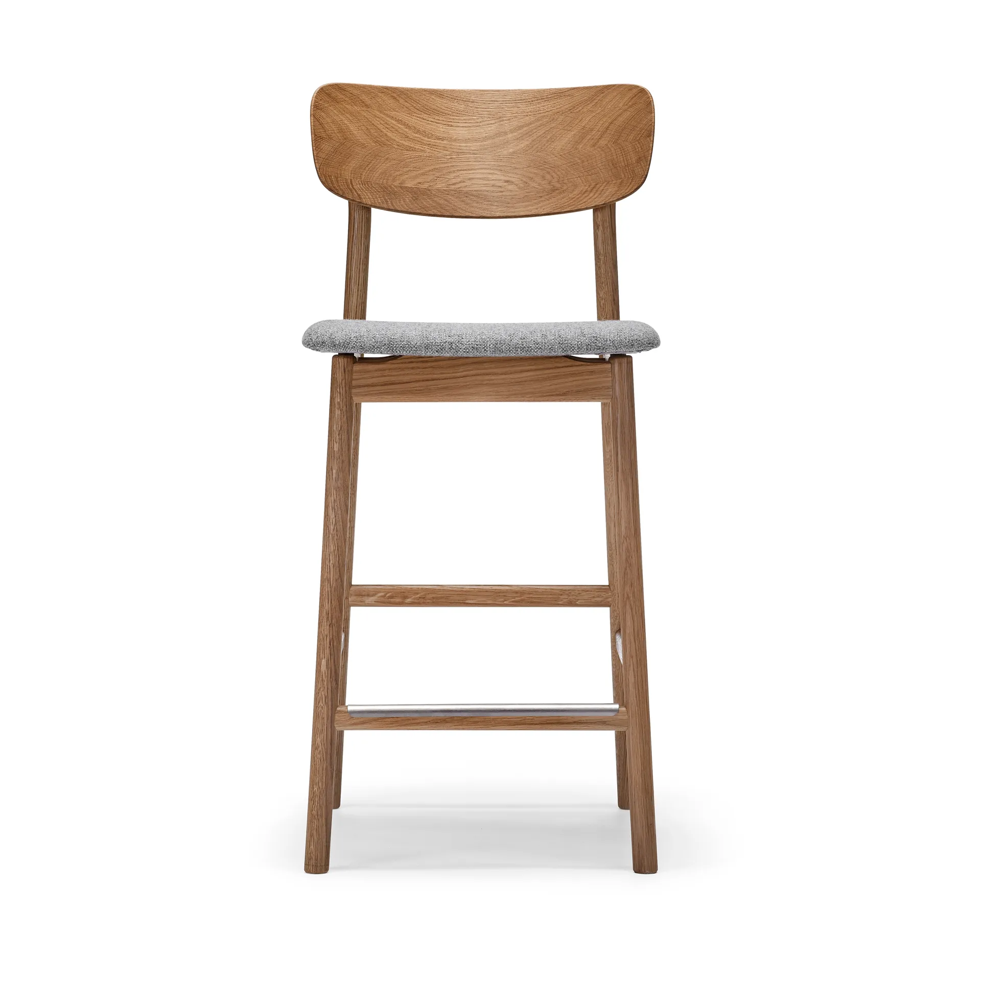 Prima Vista barstol, Brun/beige-oljad ek Stolab