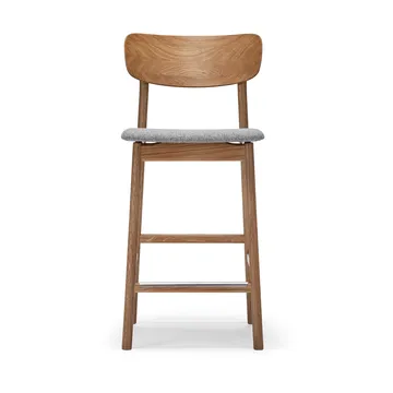Prima Vista barstol - Brun/beige-oljad ek - Stolab