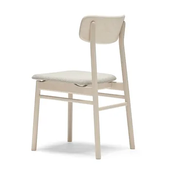 Prima Vista stol björk ljus mattlack - Tyg Atto Driftwood V3576/01 - Stolab