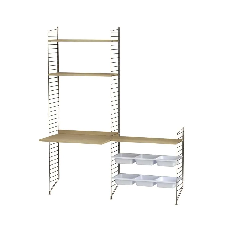 String barnrum ek & brun - Kombination E String