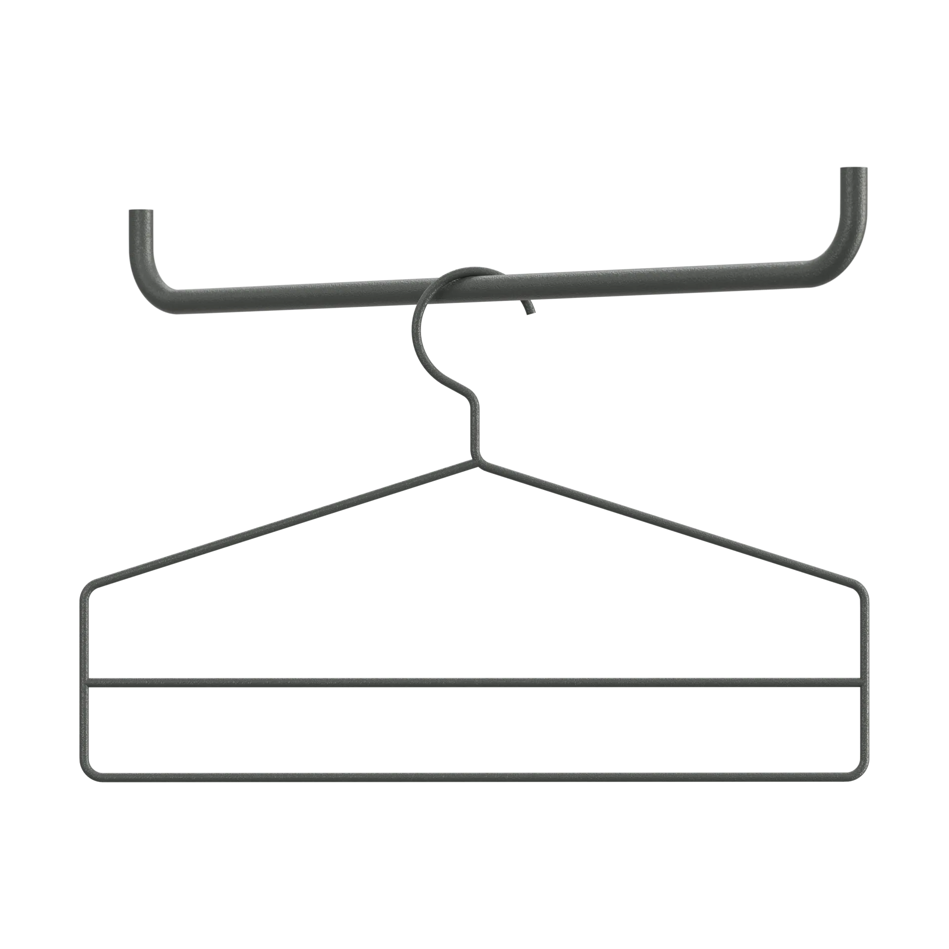 String galge 4-pack, Mörkgrå String
