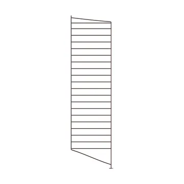 String golvgavel - Mörkbrun, 115x30 cm, 1-pack - String