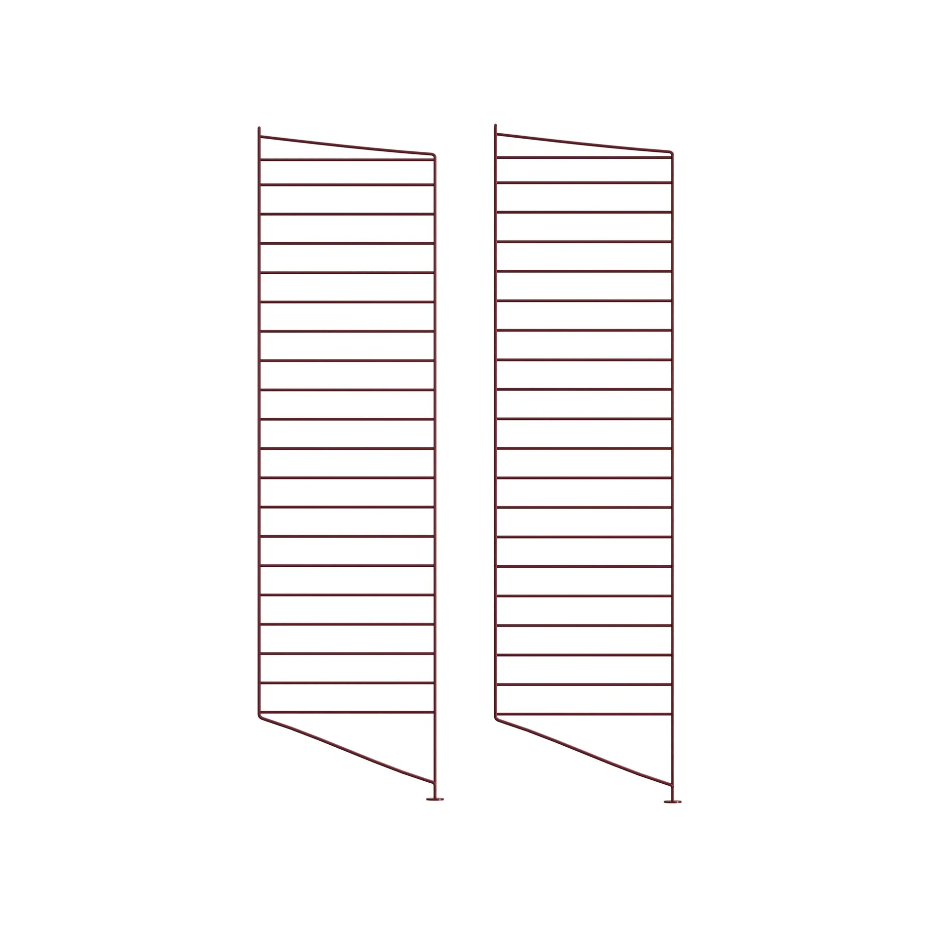 String golvgavel, Mörkröd, 115x30 cm, 2-pack String