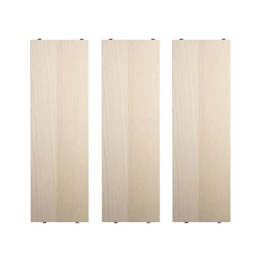 String hyllplan, ask, 58x20 cm, 3-pack String