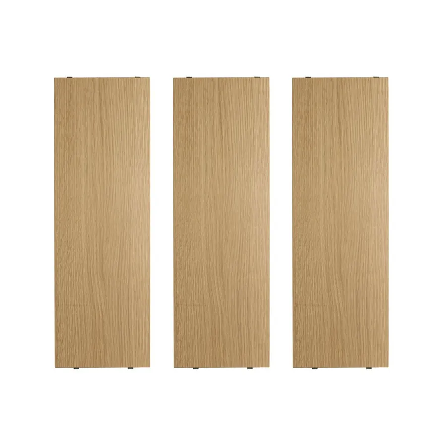 String hyllplan, Ek, 58x20 cm, 3-pack String