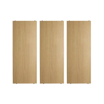 String hyllplan - Ek, 78x30 cm, 3-pack - String