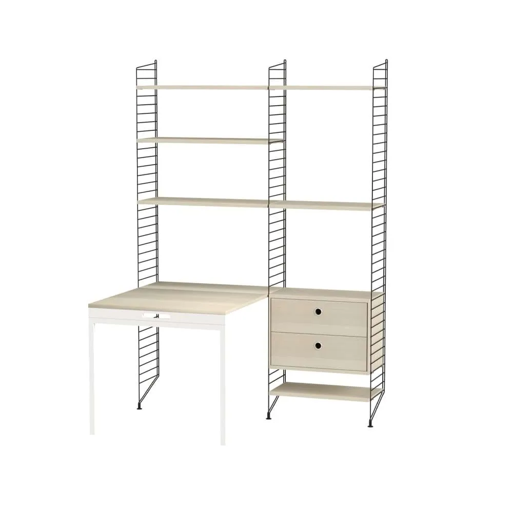 String kontor ask & svart - Kombination E String