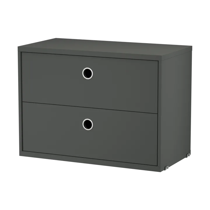 String lådhurts - Mörkgrå, 58x30 cm - String