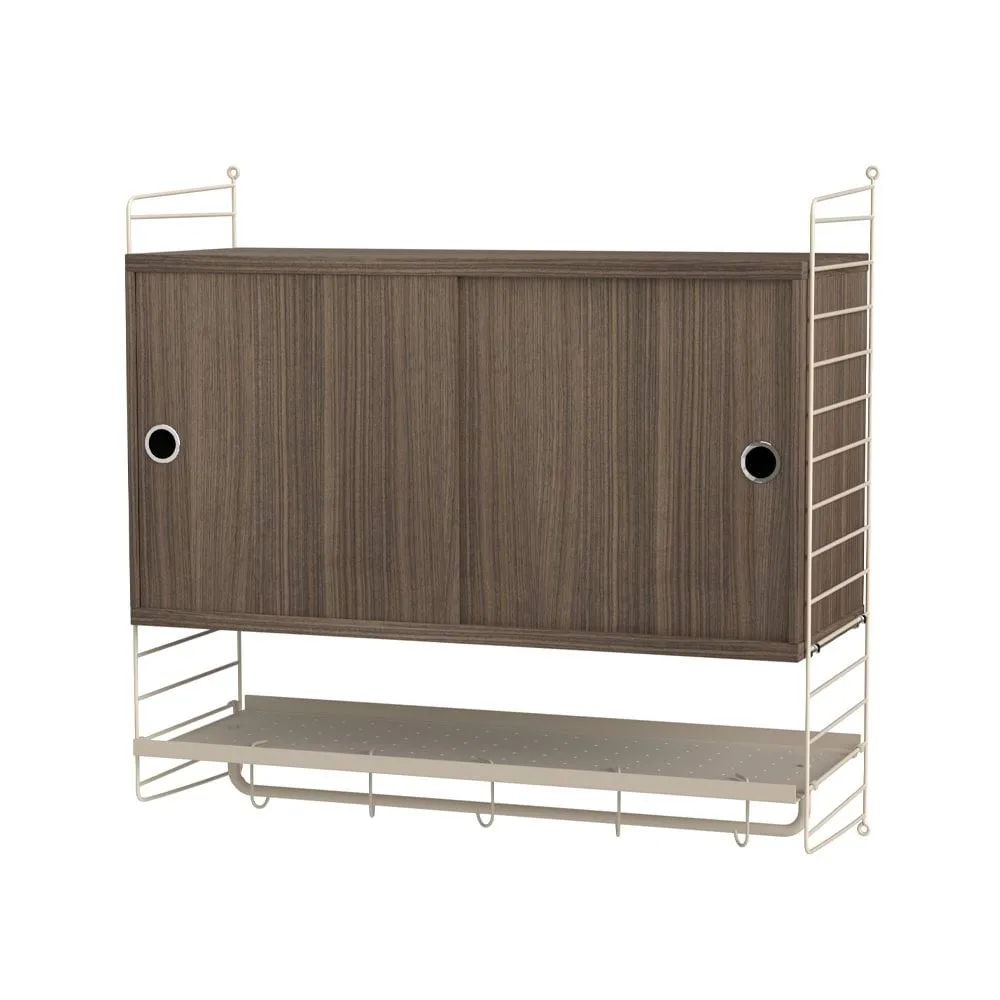 String sovrum valnöt & beige - Kombination F String