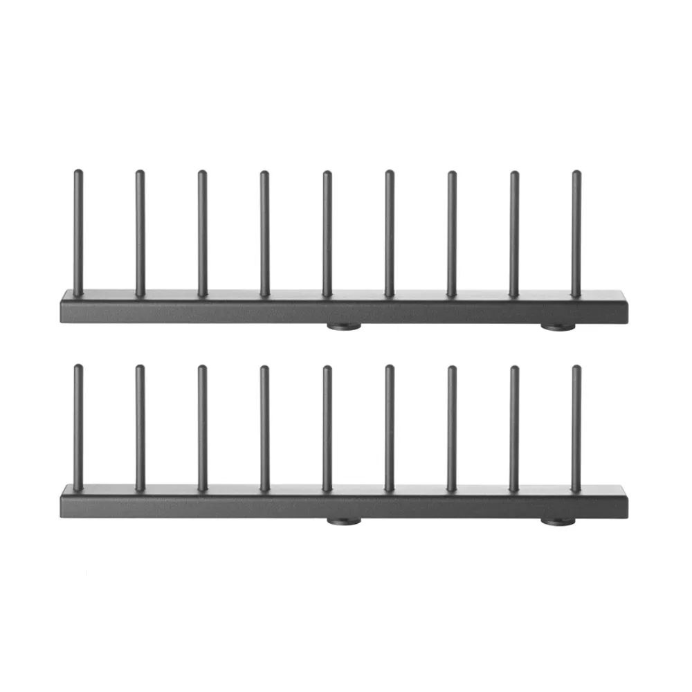 String tallriksställ, svart, 30 cm, 2-pack String