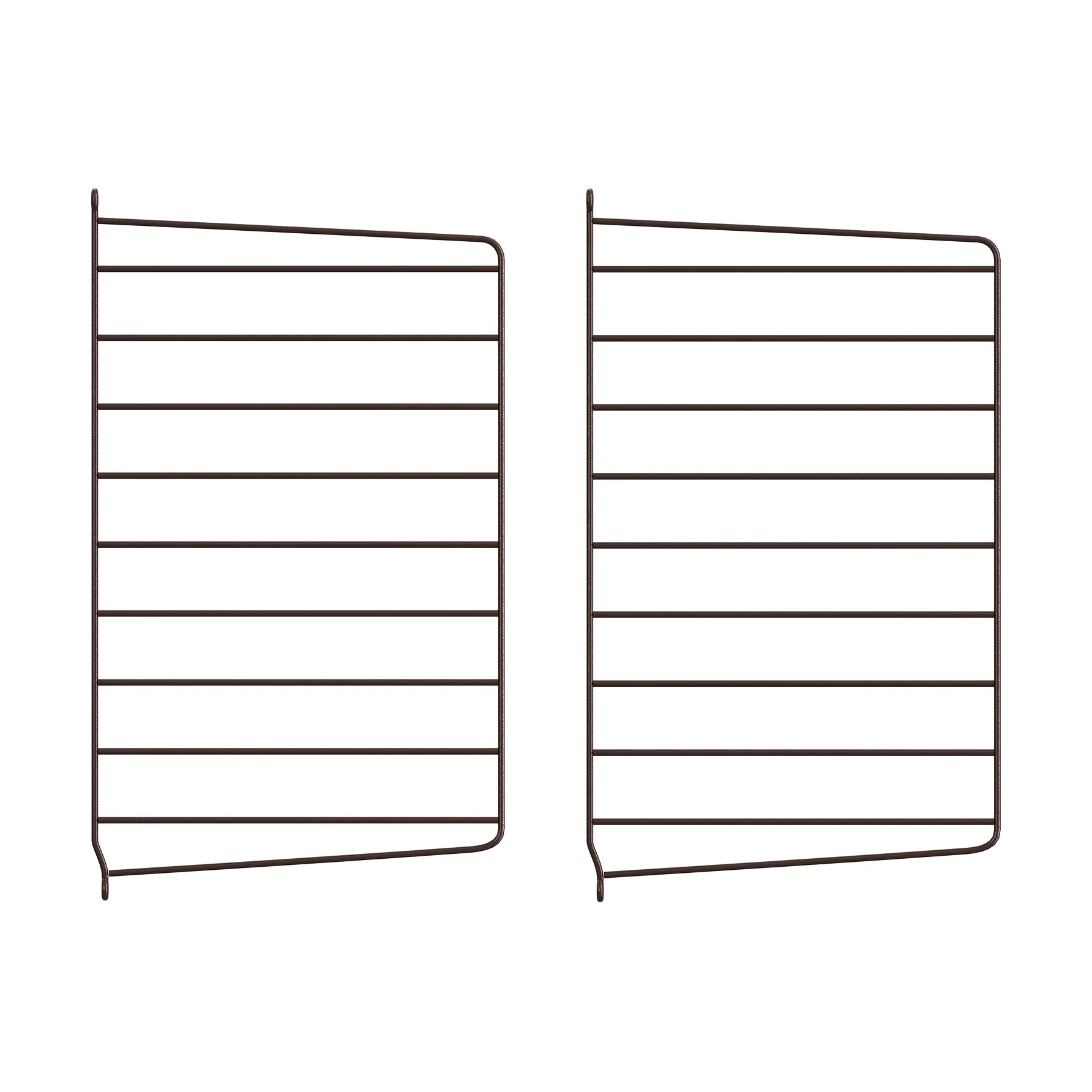 String väggavel, Mörkbrun, 50x30 cm, 2-pack String