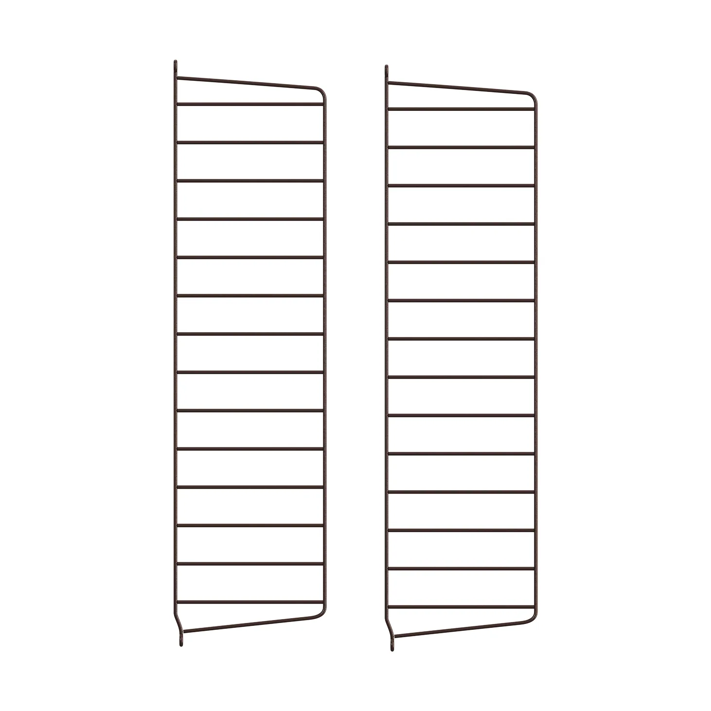 String väggavel, Mörkbrun, 75x20 cm, 2-pack String