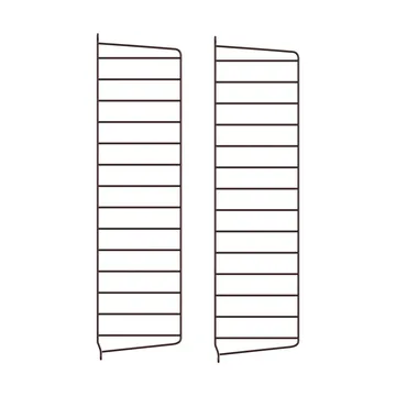 String väggavel - Mörkbrun, 75x20 cm, 2-pack - String