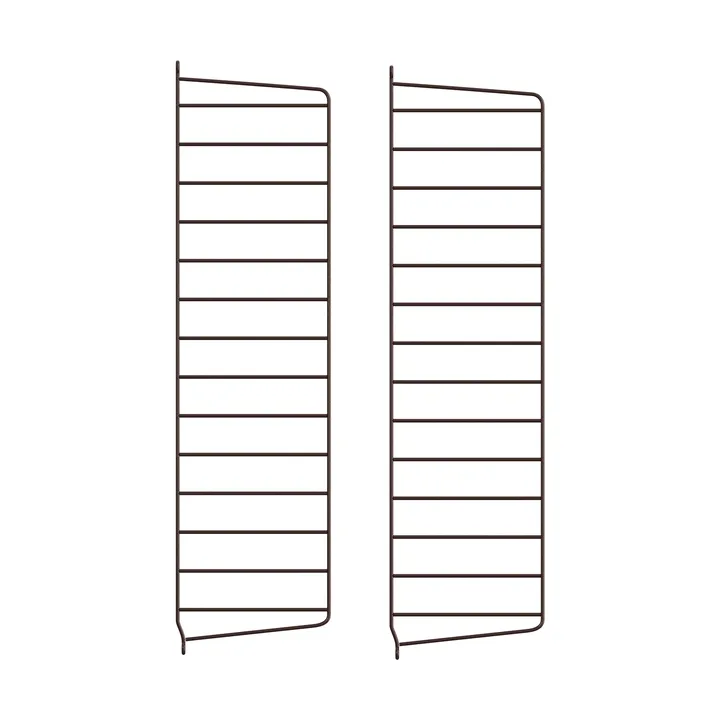 String väggavel - Mörkbrun, 75x20 cm, 2-pack - String