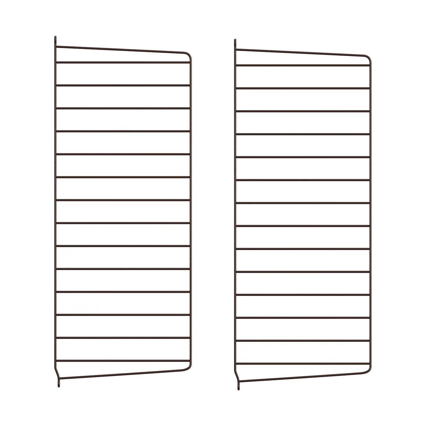 String väggavel, Mörkbrun, 75x30 cm, 2-pack String
