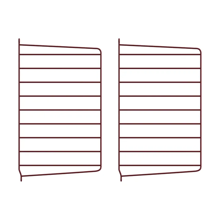String väggavel - Mörkröd, 50x30 cm, 2-pack - String