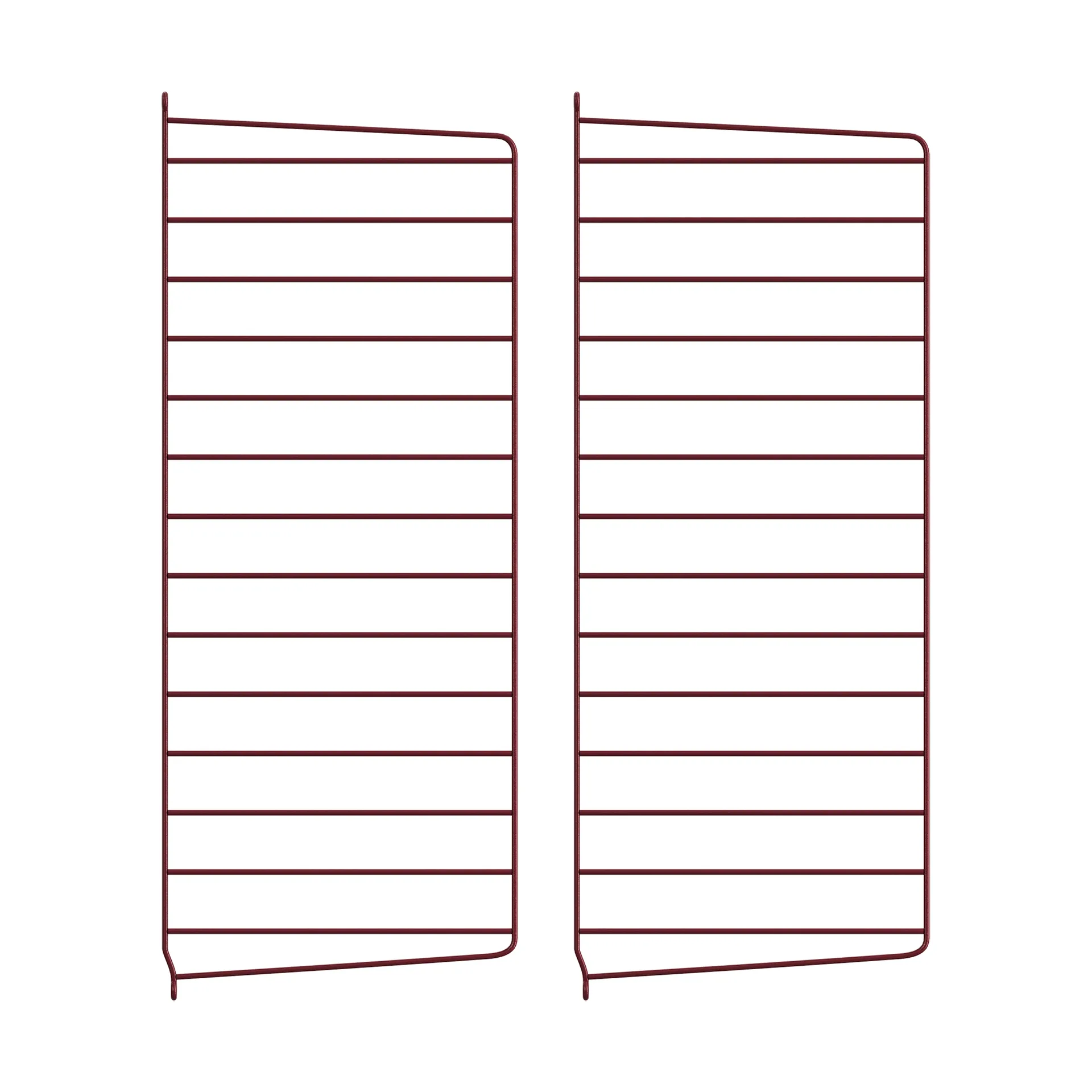 String väggavel, Mörkröd, 75x30 cm, 2-pack String