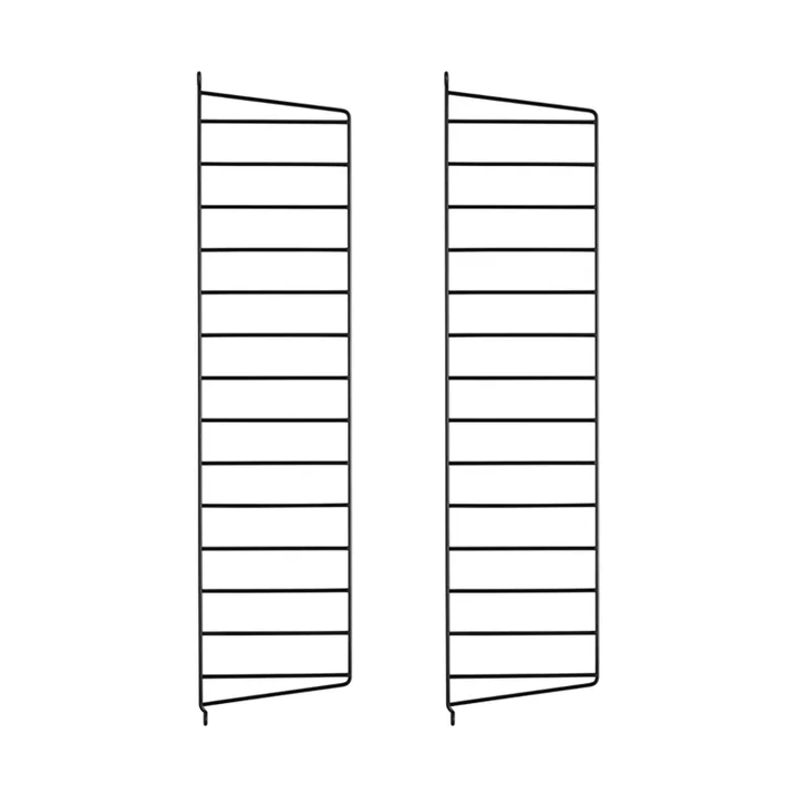 String väggavel - Svart, 75x20 cm, 2-pack - String