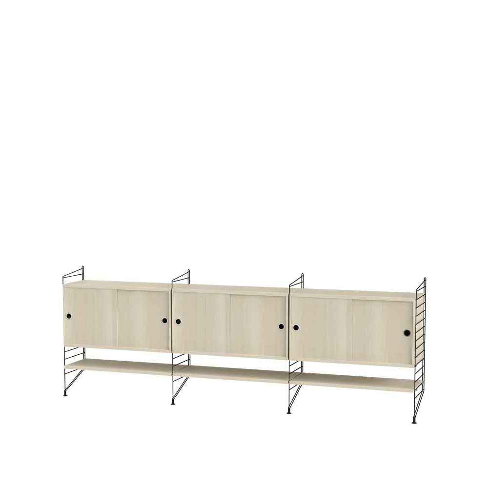 String vardagsrum ask & svart - Kombination F String