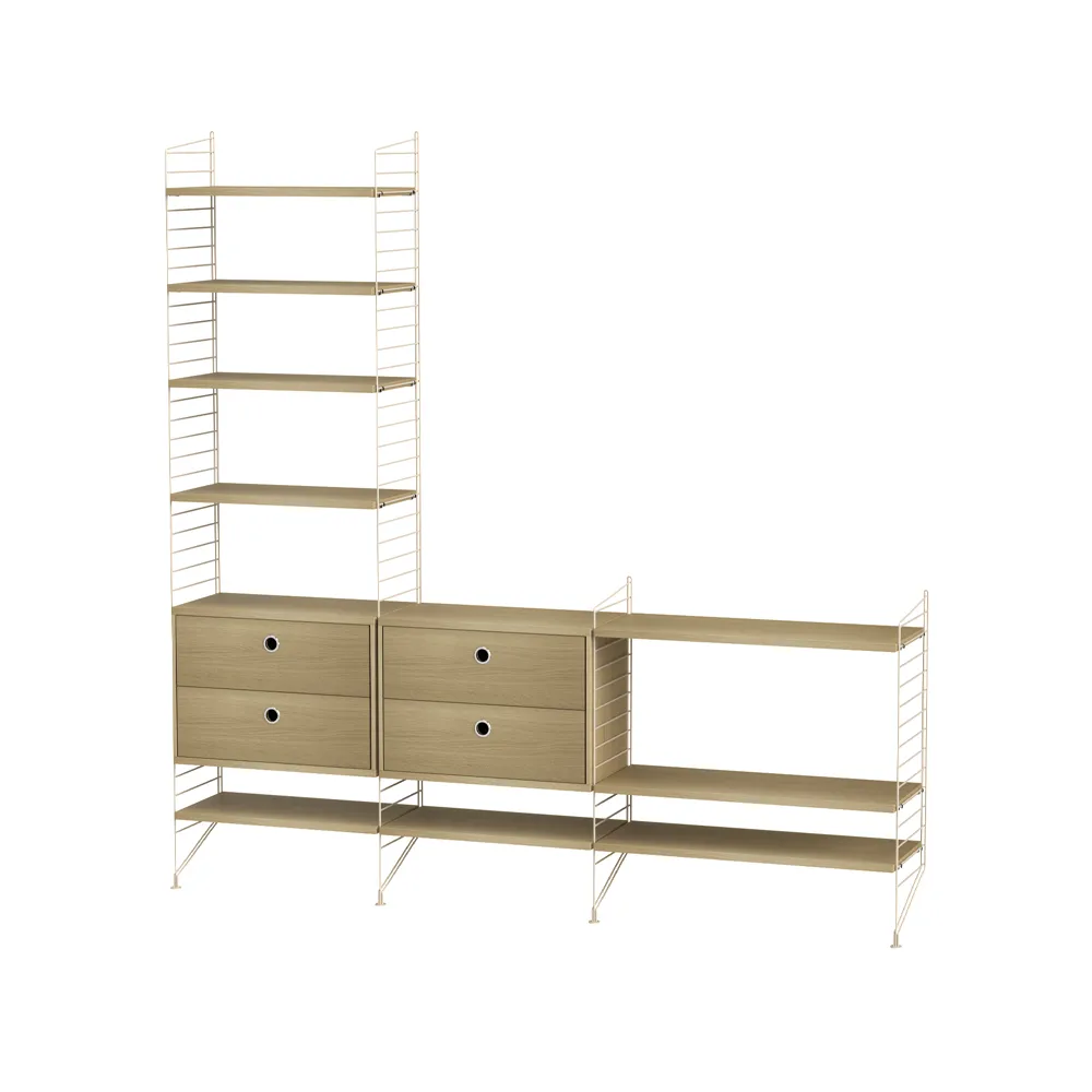 String vardagsrum ek & beige - Kombination J String