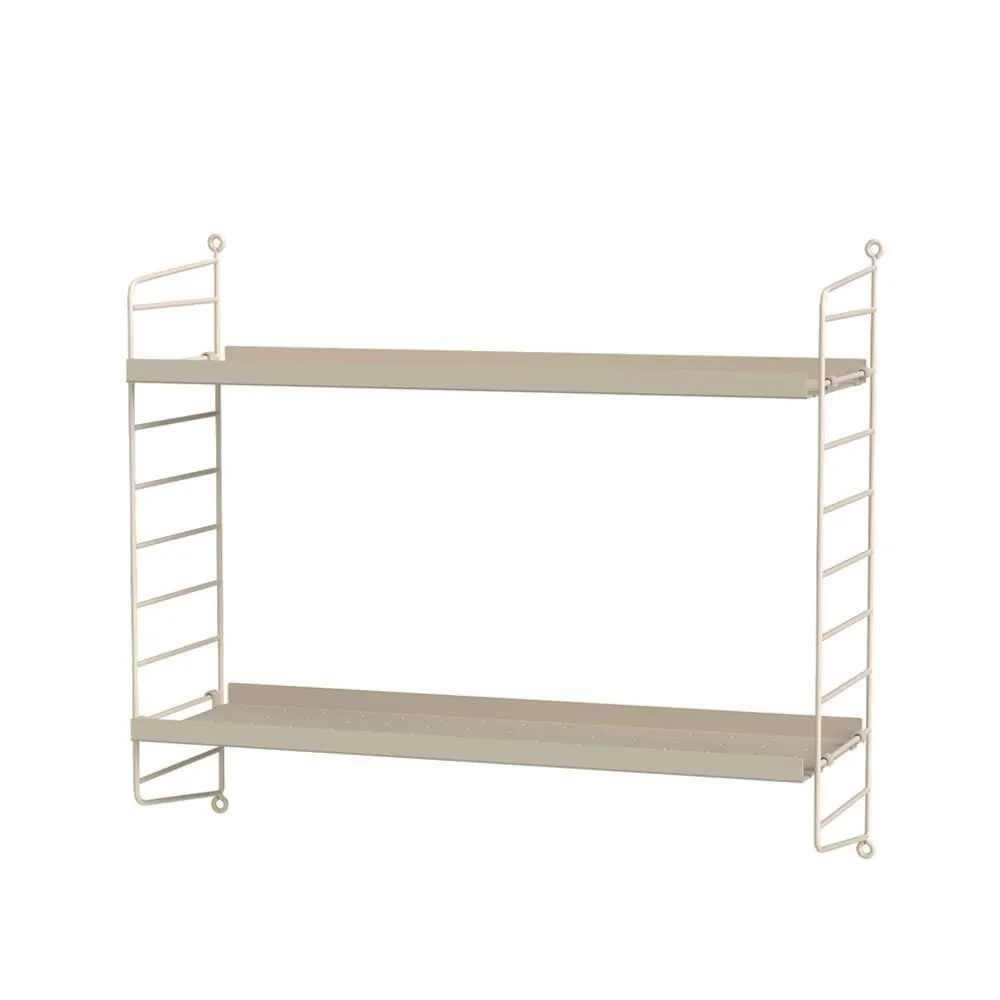 Stringhylla sovrum beige - Kombination B String