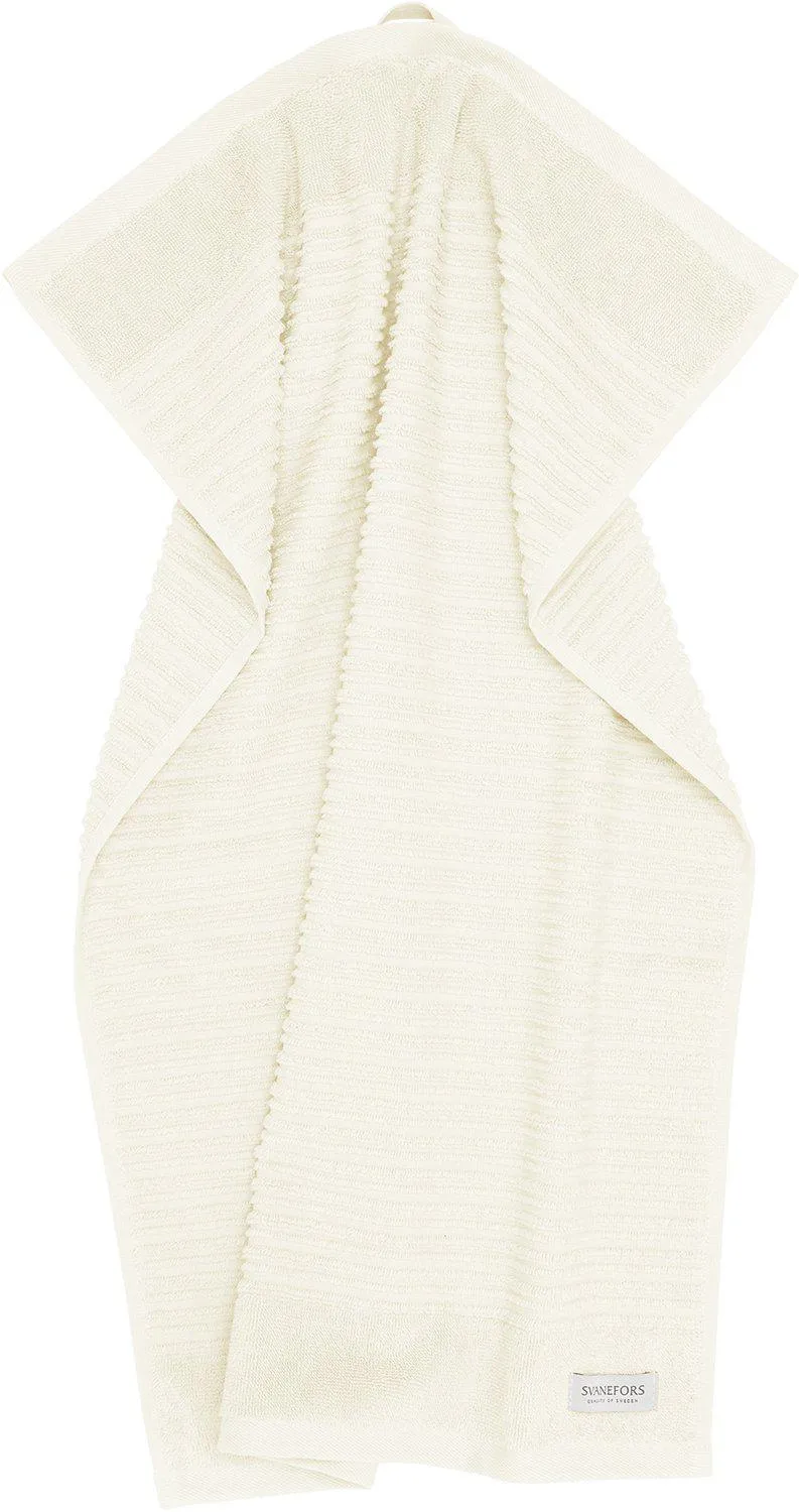 Lea handduk 50x70 cm, Off white Svanefors