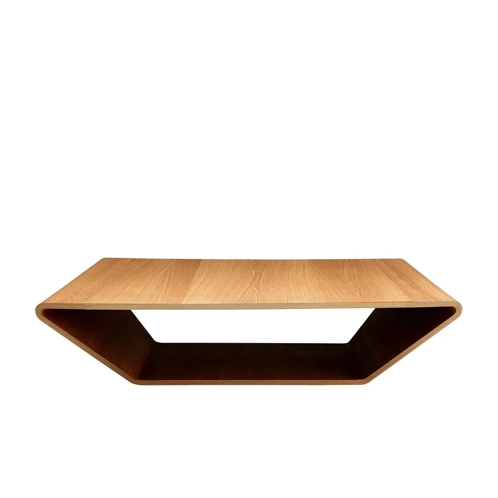 Brasilia soffbord, ek naturlack, 120x120 cm Swedese