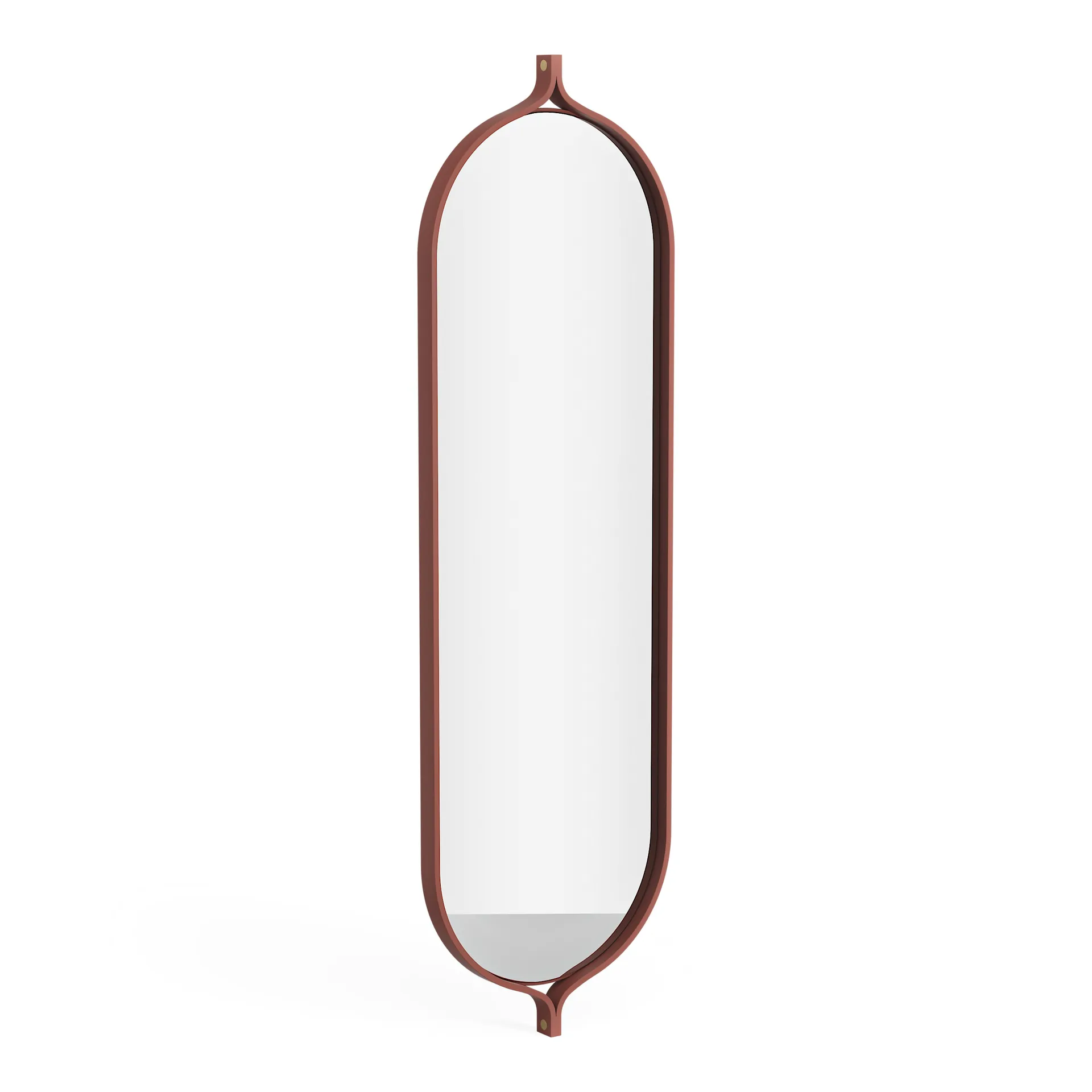 Comma Oblong spegel 135 cm, Ask röd Swedese