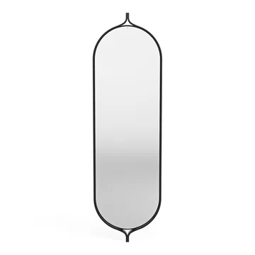 Comma Oblong spegel 135 cm - Ask svartbetsad - Swedese
