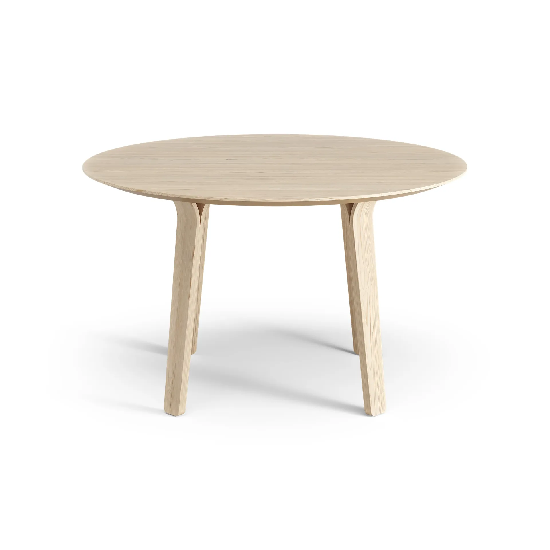 Divido bord Ø120 cm, Ask lackad Swedese