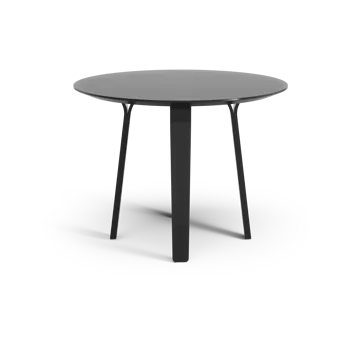 Divido matbord - ask svart lasyr, ø95cm - Swedese