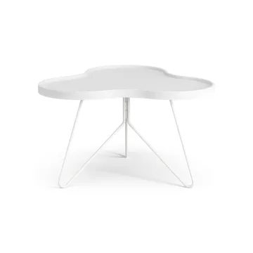 Flower mono bord 62x66 cm - H39 cm Ask vitlaserad - Swedese