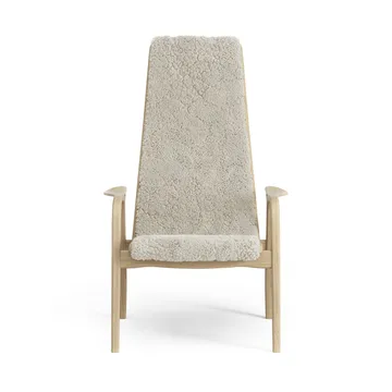 Lamini barnfåtölj lackad ek/fårskinn - Moonlight (beige) - Swedese
