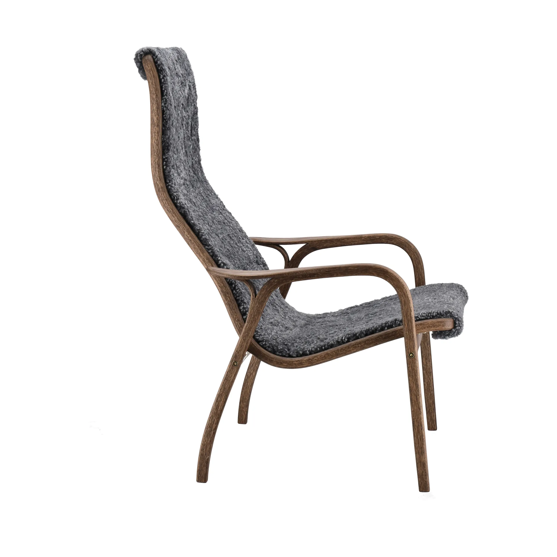 Lamino fåtölj ek/fårskinn Special Edition, Rubio Monocoat Chocolate-Charcoal Swedese
