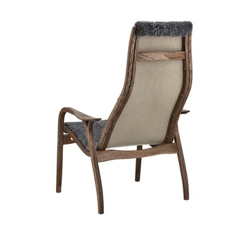Lamino fåtölj ek/fårskinn Special Edition - Rubio Monocoat Chocolate-Charcoal - Swedese