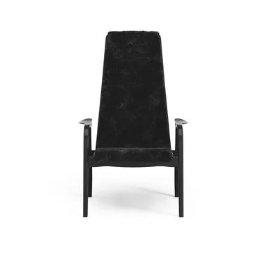 Lamino fåtölj - Fårskinn black-svartbetsad bok - Swedese
