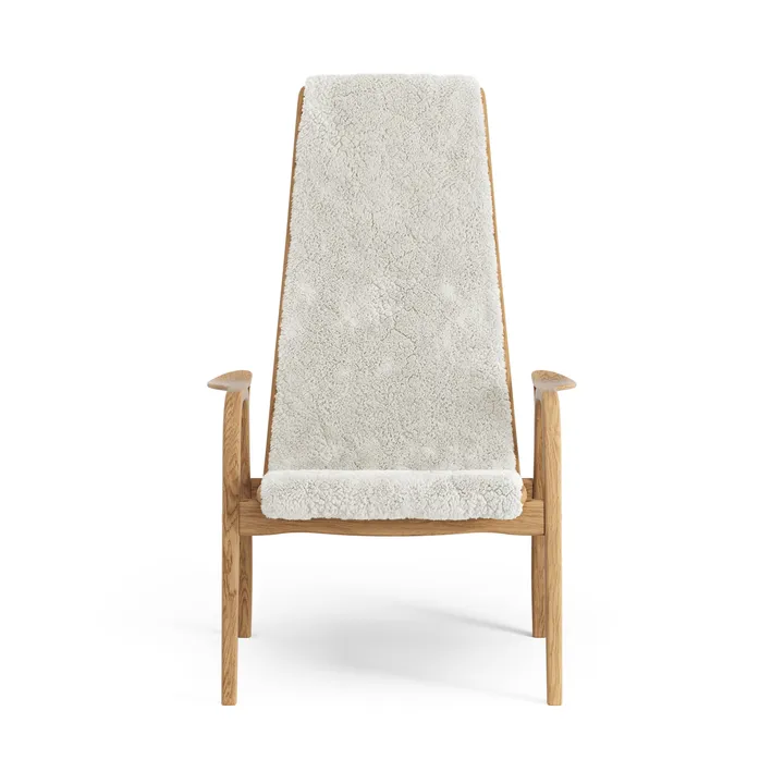 Lamino fåtölj oljad ek/fårskinn - Offwhite (vit) - Swedese