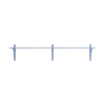 Levi hylla 1 hyllplan - ILKE Blue-aluminium, 180 cm - Swedese