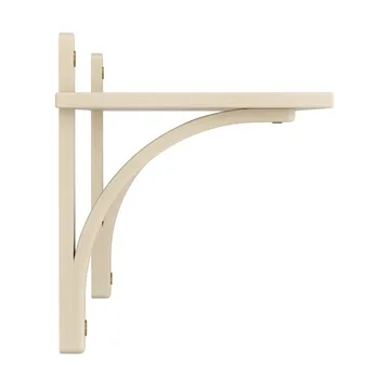 Levi hylla 1 hyllplan - Naturlackerad ask-mässing, 90 cm - Swedese