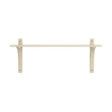 Levi hylla 1 hyllplan - Naturlackerad ask-mässing, 90 cm - Swedese