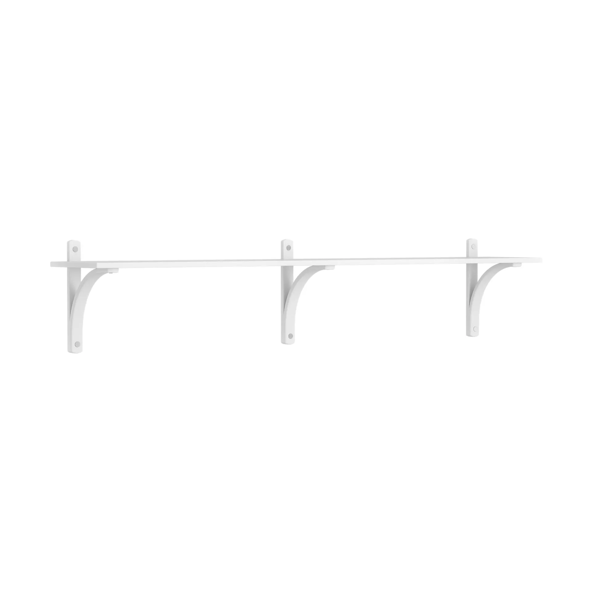 Levi hylla 1 hyllplan, Vitlaserad ask-aluminium, 180 cm Swedese