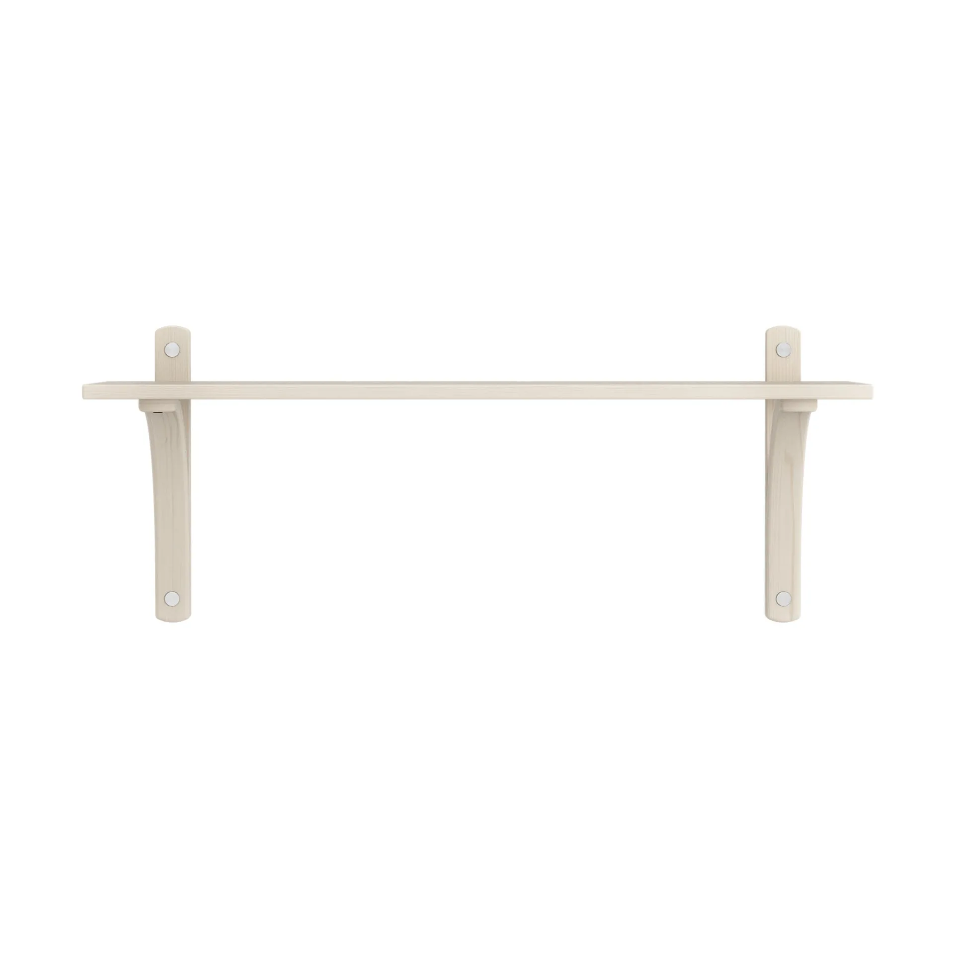 Levi hylla 1 hyllplan, Vitpigmenterad ask-aluminium, 90 cm Swedese