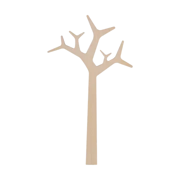 Tree wall väggmonterad rockhängare Special Edition 134 cm - Vitpigmenterad furu - Swedese